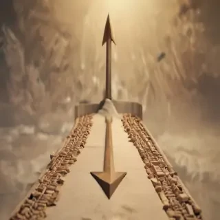downward arrow