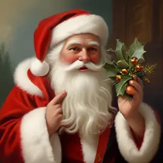 vintage santa image