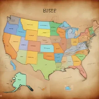 map of usa states