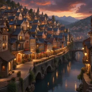 town background