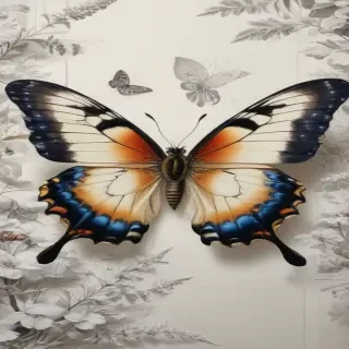 drawing pic of butterfly
