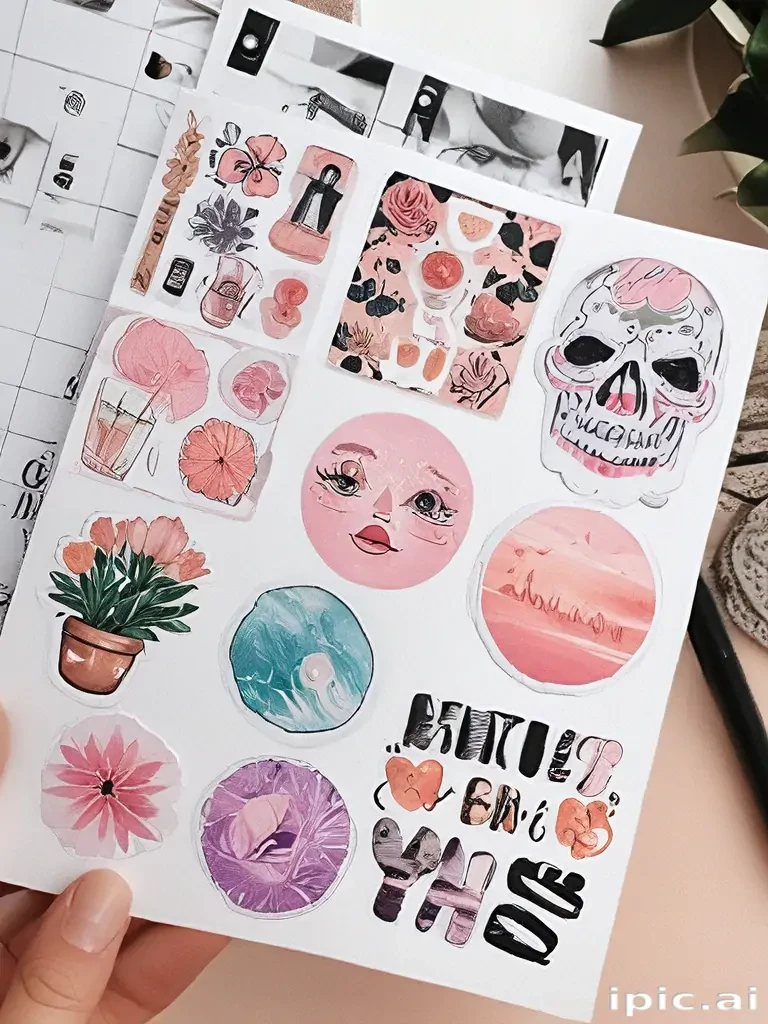 aesthetic printable stickers