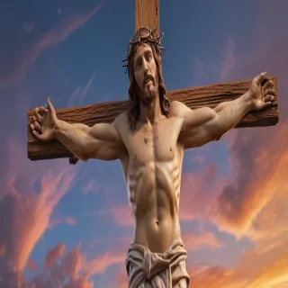 picture of jesus on the cross