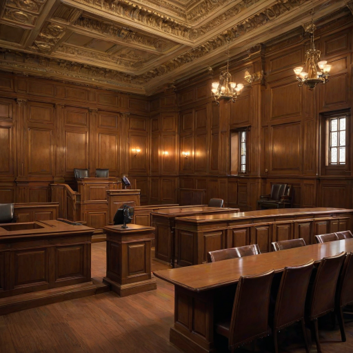 court room background
