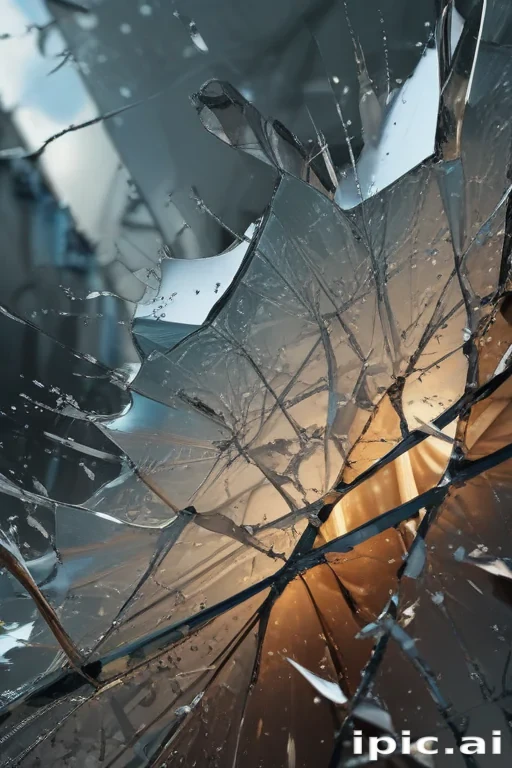 wallpaper broken glass