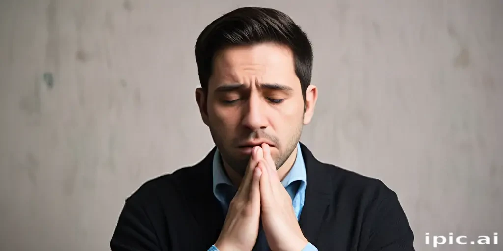 man in sad