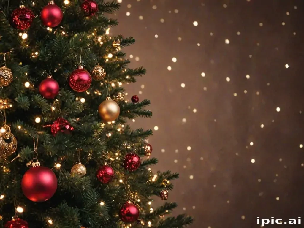 christmas aesthetic background