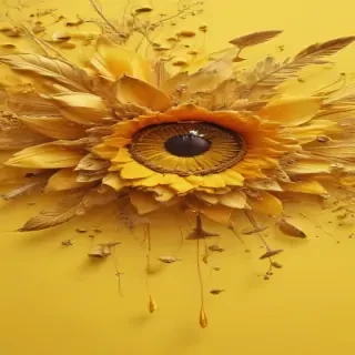 aesthetic yellow background