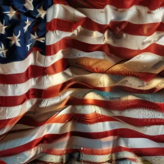 american flag aesthetic