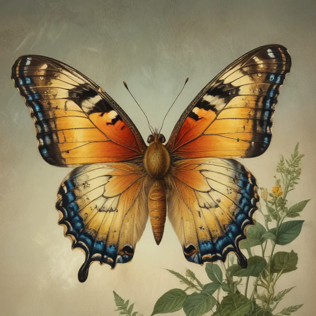 vintage butterfly illustration