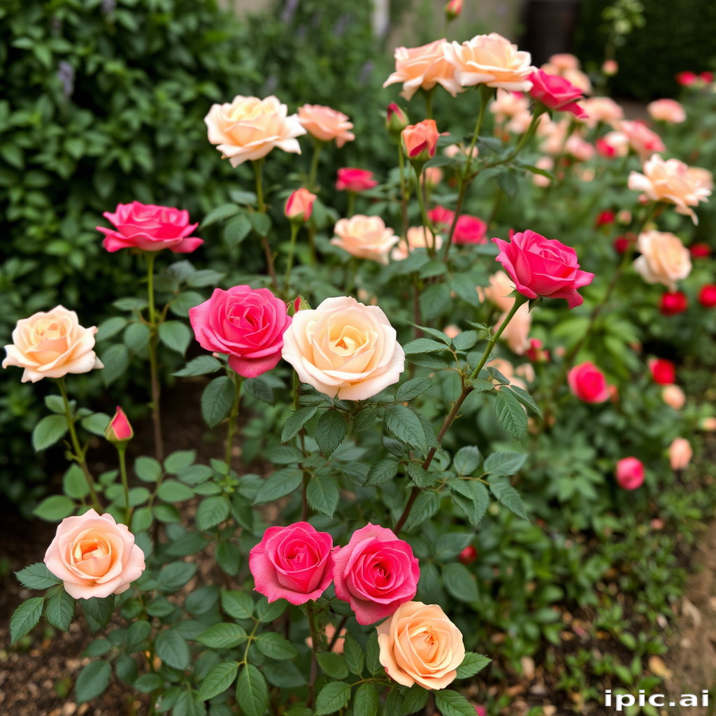 rose border