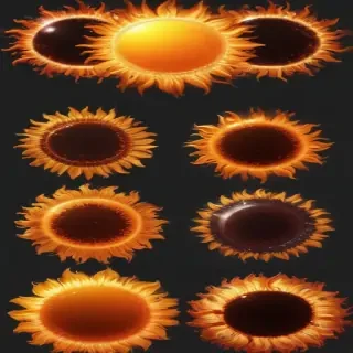 transparent background sun clipart