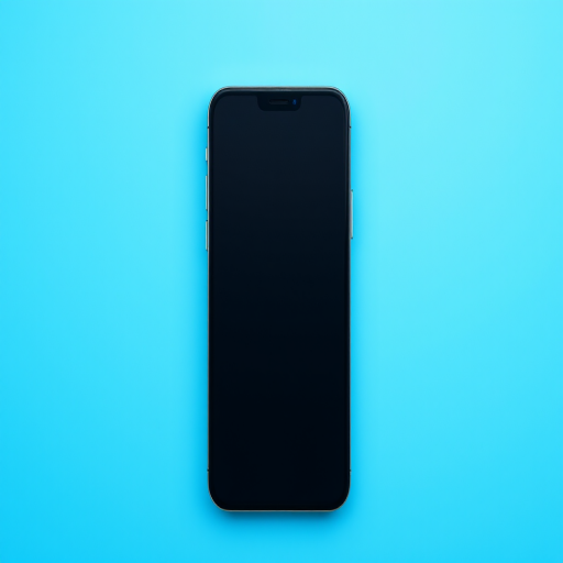 blue background iphone
