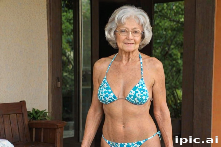 granny micro bikini