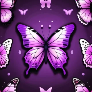 purple butterfly wallpaper