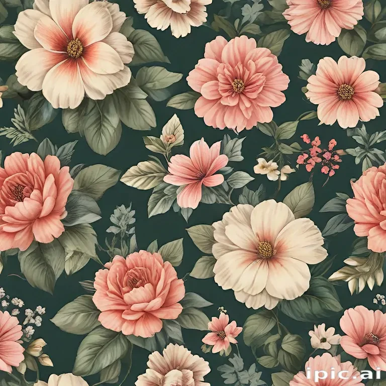 vintage flowers png