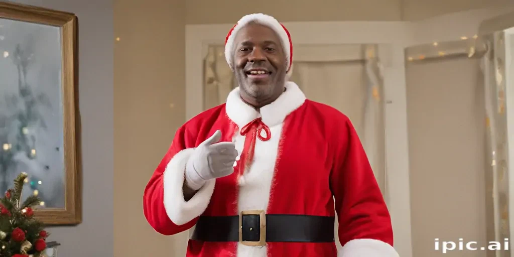 image of black santa