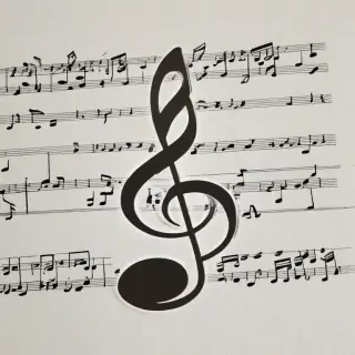 music notes transparent