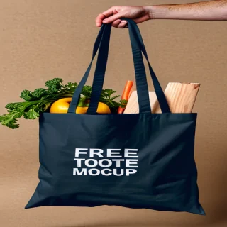free tote bag mockup