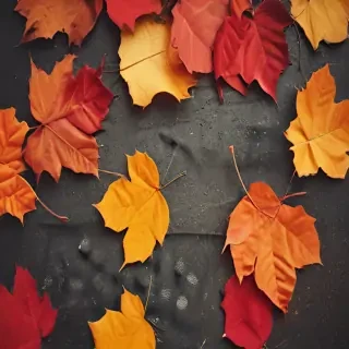 autumn leaves iphone wallpaper