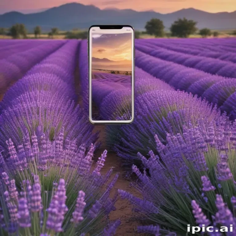 lavender phone background