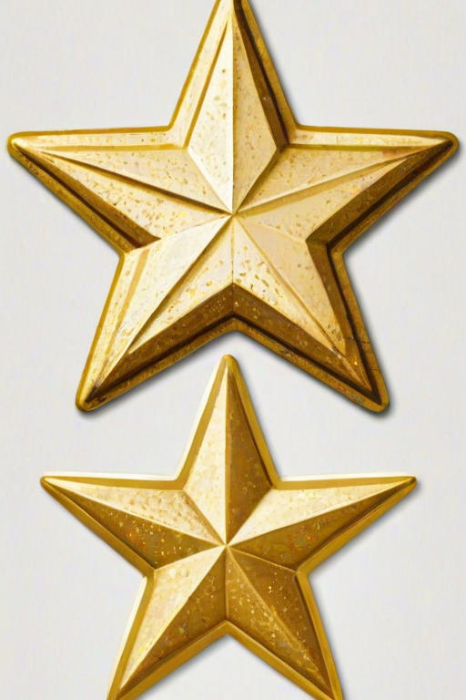 gold star sticker png