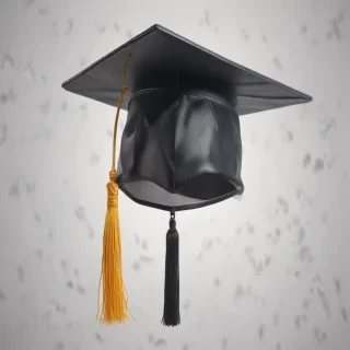 transparent graduation cap