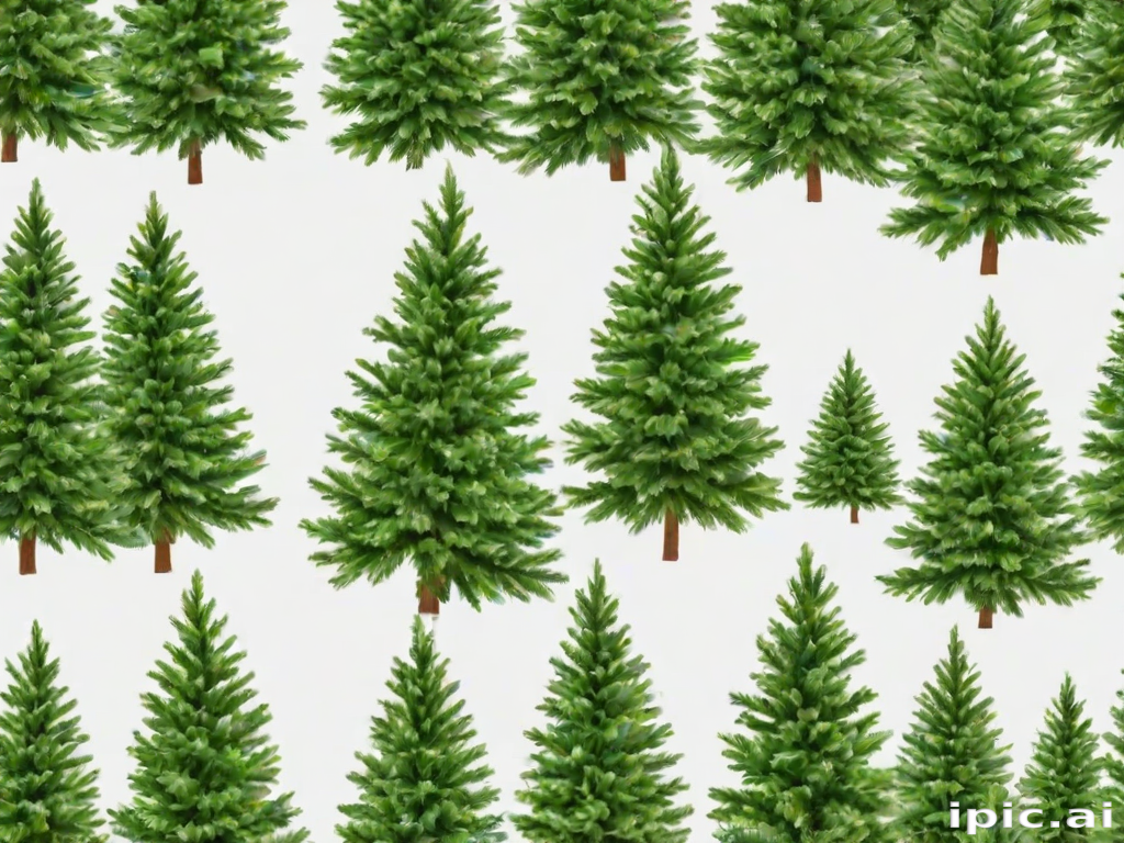 christmas trees transparent background