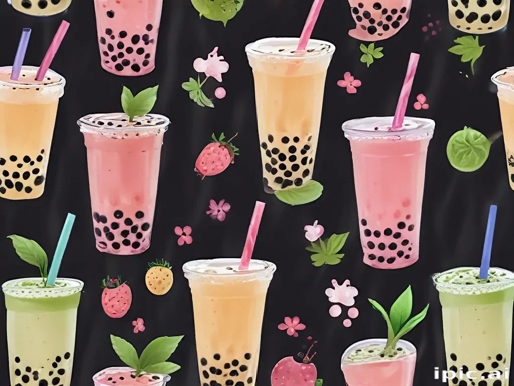 bubble tea wallpaper