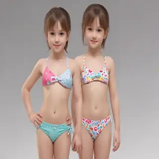 little girl in bikini ai