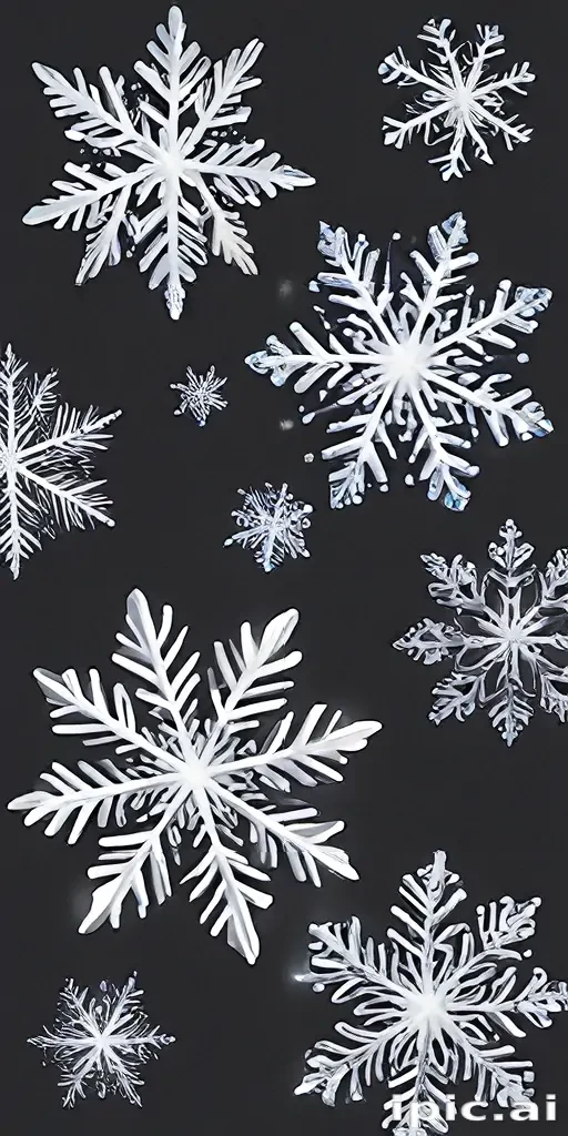 snowflakes clipart transparent background