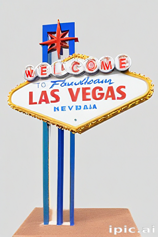 Iconic Welcome Sign Welcoming Visitors to Fabulous Las Vegas, Nevada