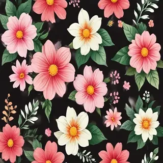 clipart flowers transparent background
