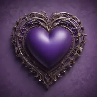 wallpaper purple heart