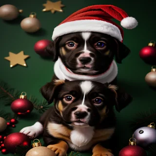 christmas puppy backgrounds