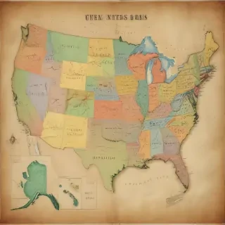 map of the united states