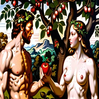 pictures of adam and eve