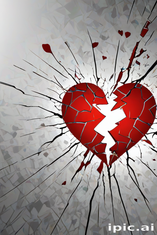 broken heart background