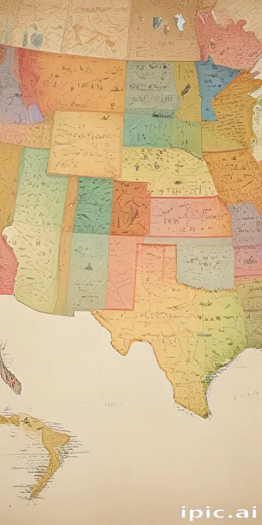 united states map