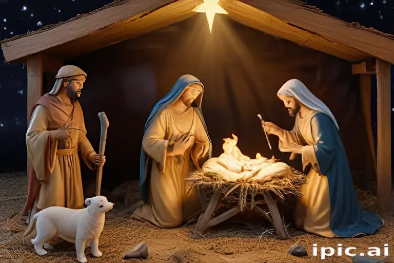 merry christmas nativity images free