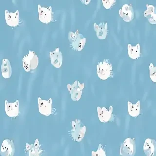 aesthetic cute blue background
