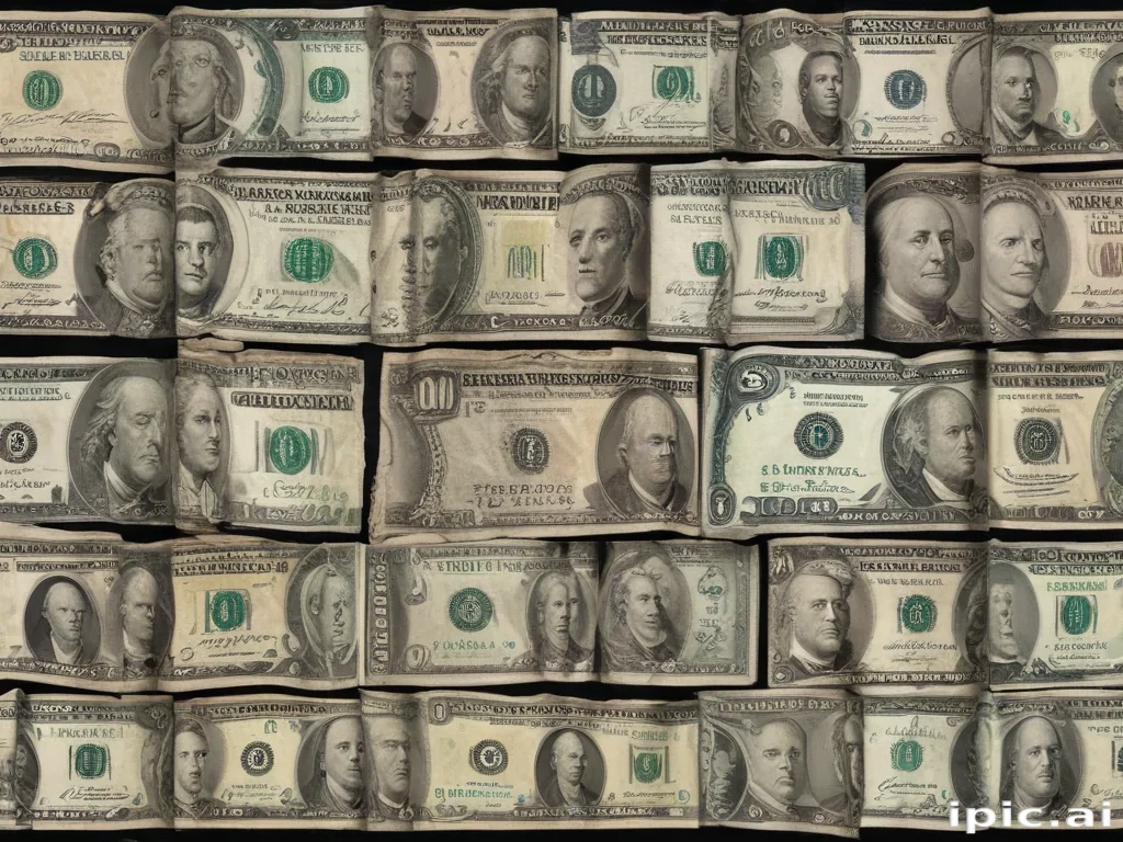money with transparent background
