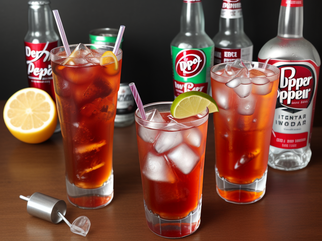 dr pepper and vodka drinks