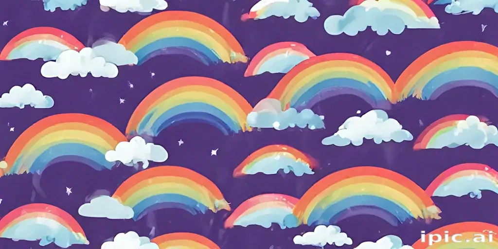 cute rainbow backgrounds