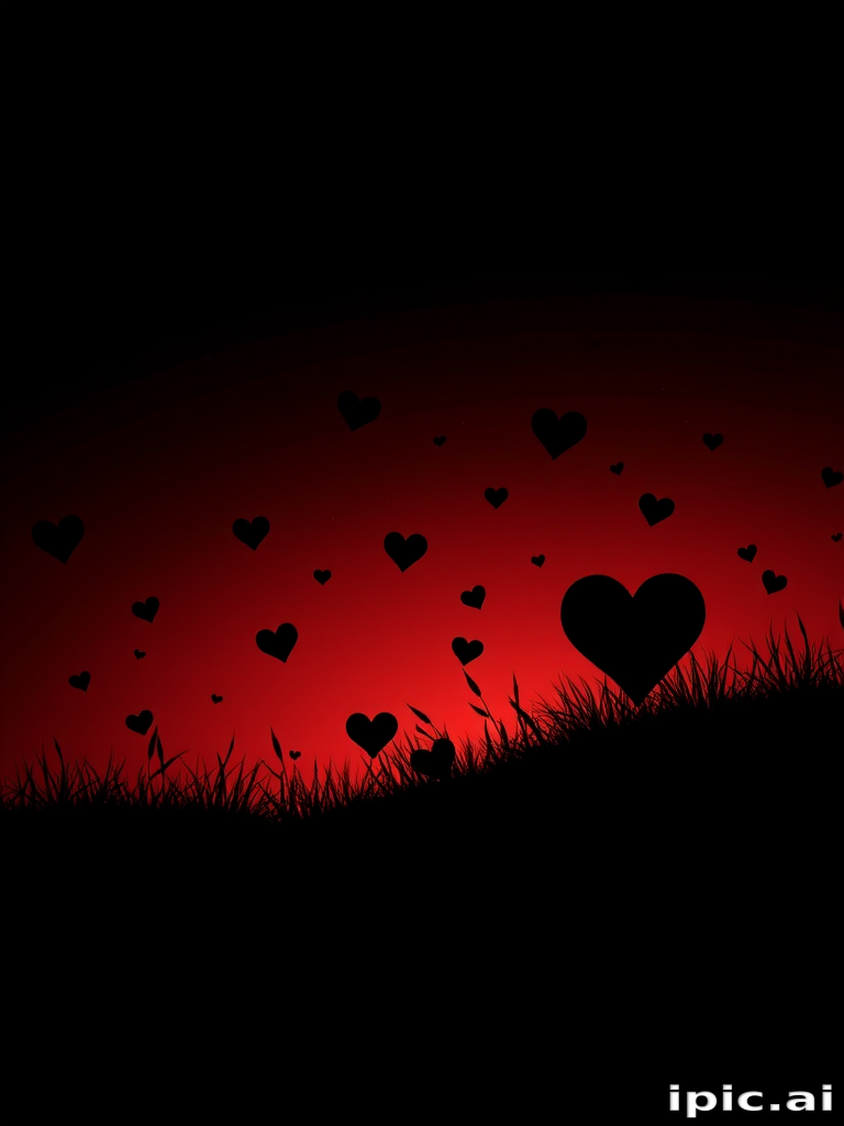 black hearts wallpaper