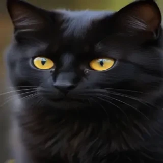 cute black cat wallpaper