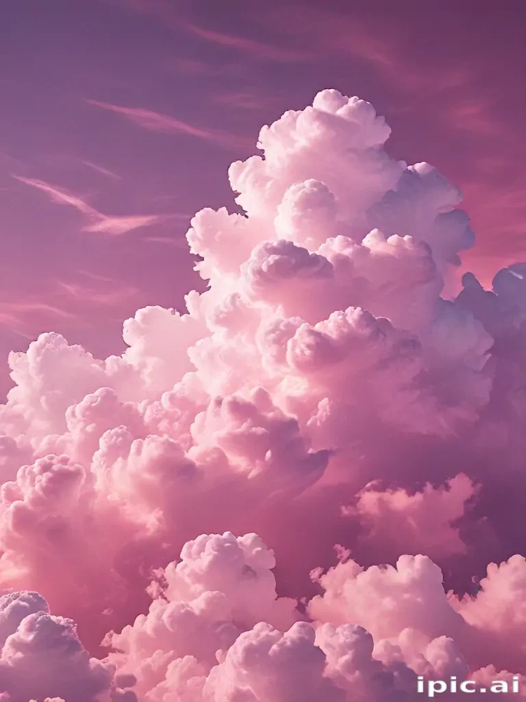 pink cloud wallpaper