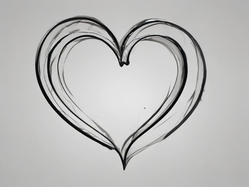outline heart png