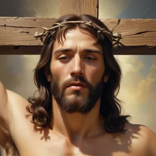 a picture of jesus on the cross