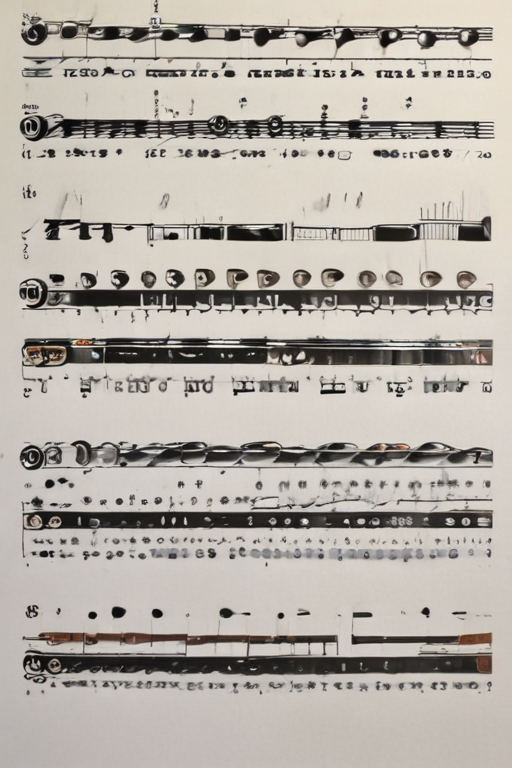 Abstract Representation of Musical Notation and Instrument Details in ...